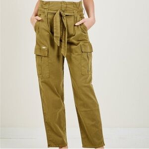 MOTHER Khaki Greaser Paperbag Cargo Pants